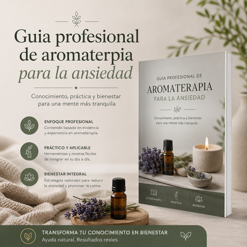 Aromas que calman: guía profesional de aromaterapia para la ansiedad