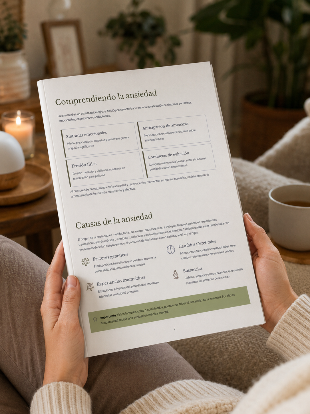 Aromas que calman: guía profesional de aromaterapia para la ansiedad